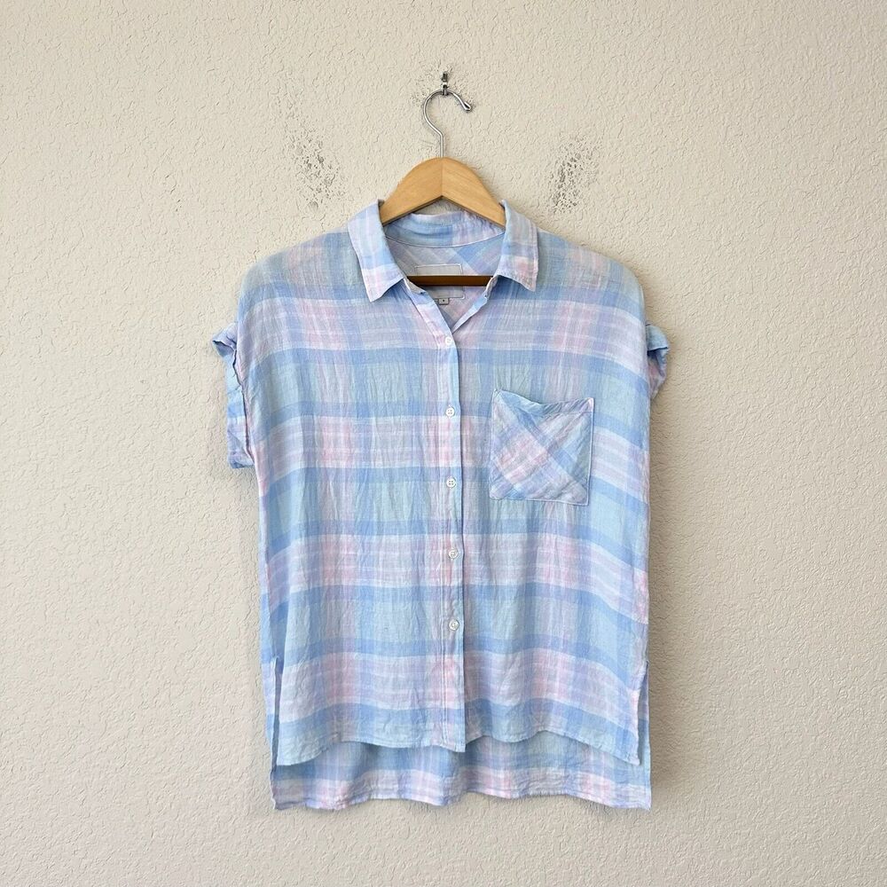 Rails Whitney Check Short-Sleeve Button-Down Shir… - image 1